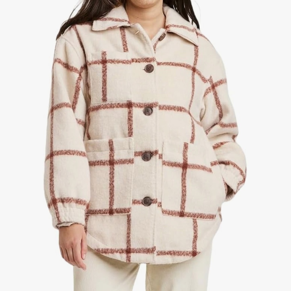 Universal Thread Oversized Quilted Shacket - image 1